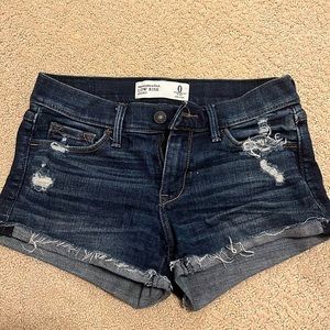 Abercrombie Low Rise Denim Jean Shorts